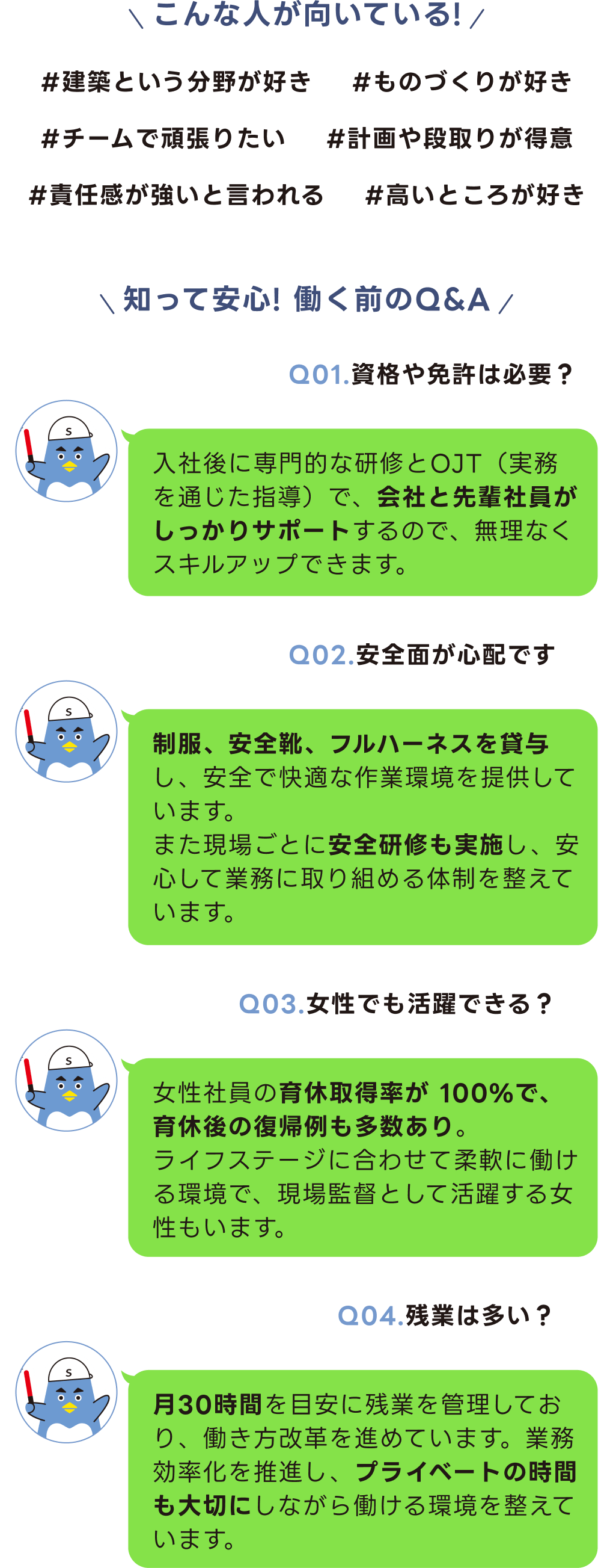 こんな人が向いている!